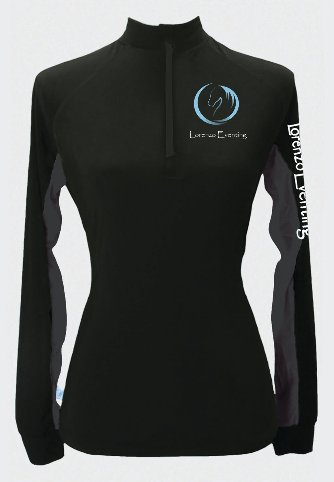 Lorenzo Eventing IAH Custom Solid Sun Shirt, Adult + Youth Sizes