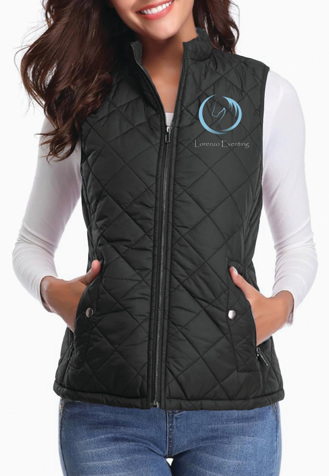 Lorenzo Eventing Fuinloth Women's Quilted Vest, 2 Color Options