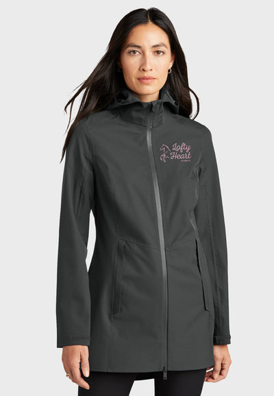 Lofty Heart Stables Mercer+Mettle™ Ladies Waterproof Rain Shell, 2 Color Options