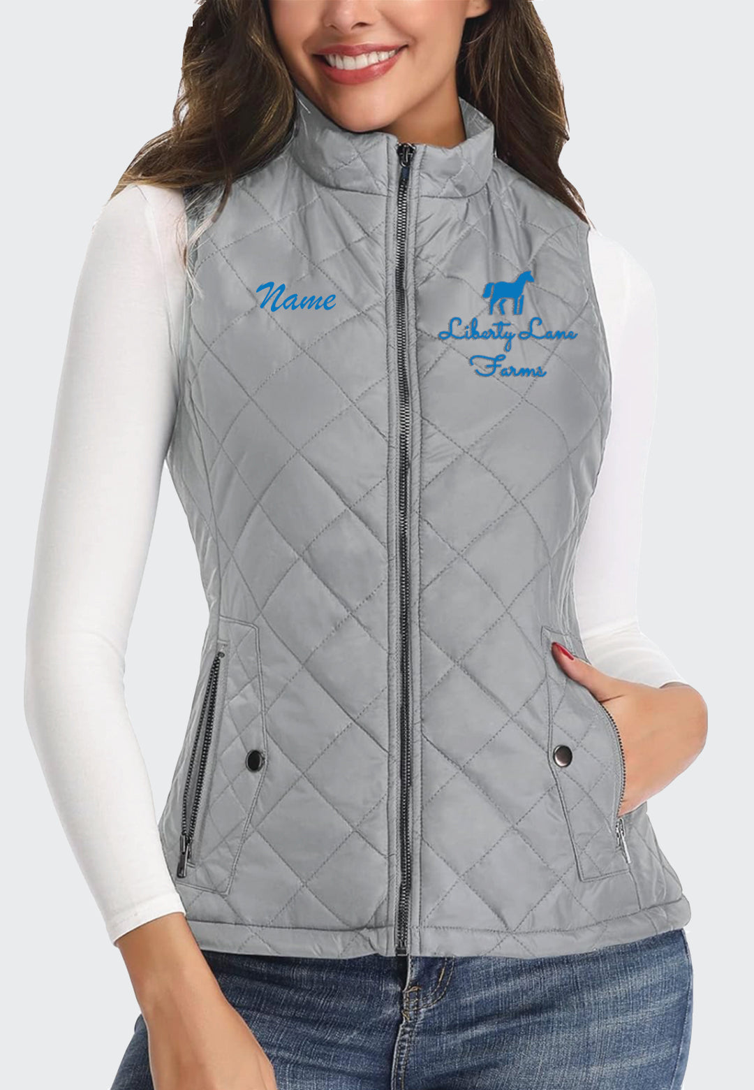 LONGKING Ladies Lightweight Quilted Vest