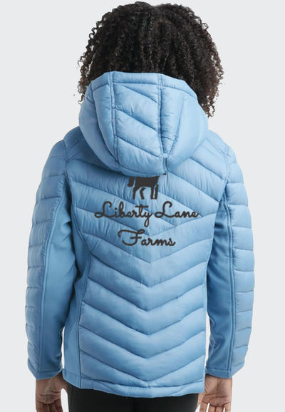 Liberty Lane Farms Reebok Hooded Quilted Puffer Parka Coat