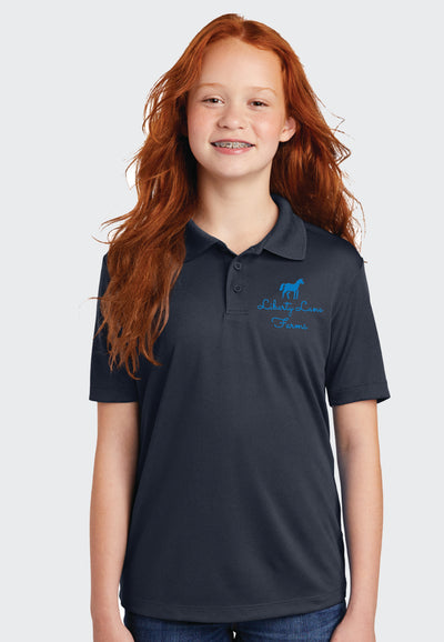 Liberty Lane Farms Sport-Tek® Youth PosiCharge® RacerMesh® Polo - 2 Color Options