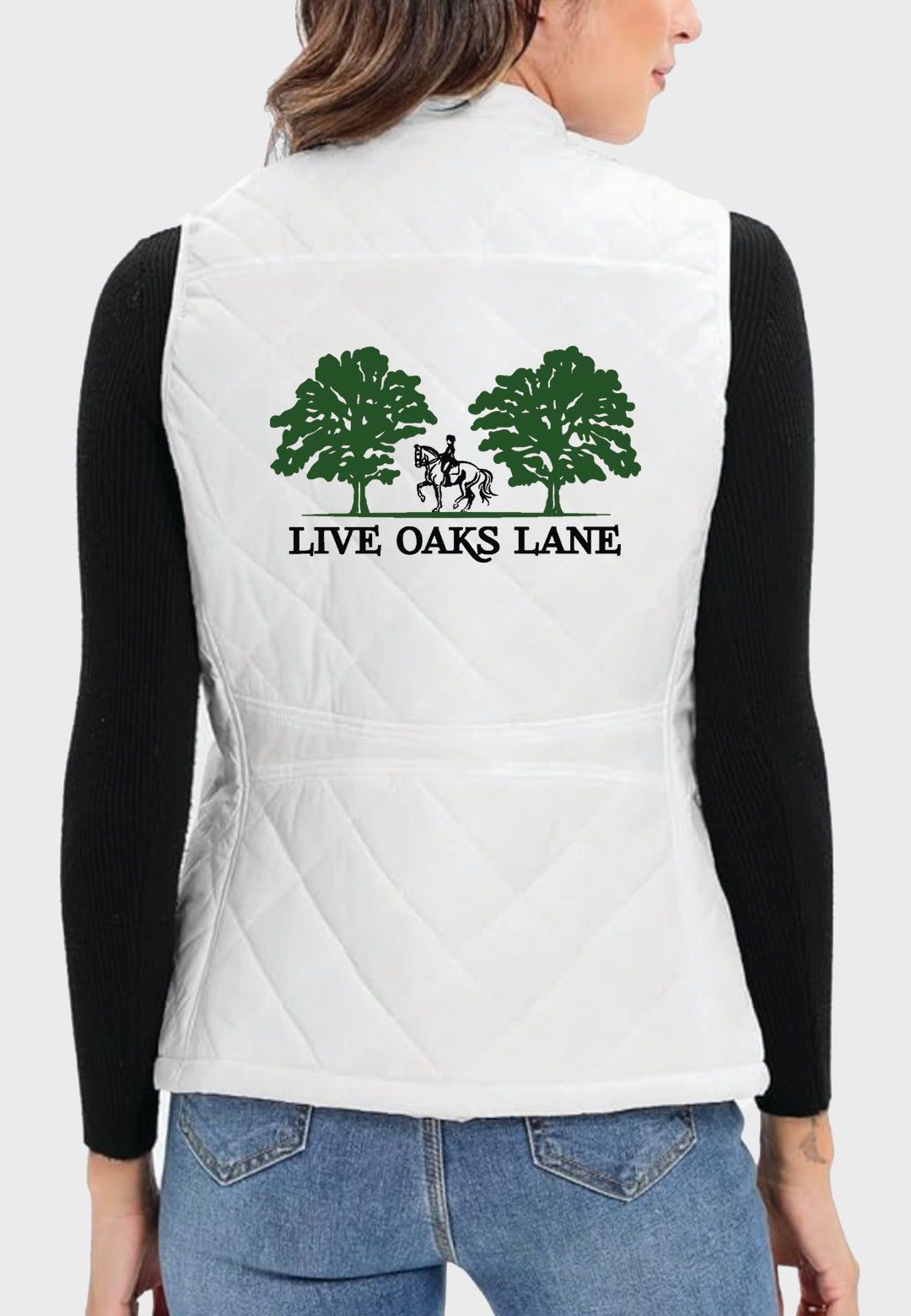 Live Oaks Lane Farm LONGKING Ladies Lightweight Quilted Vest, 2 Color Options