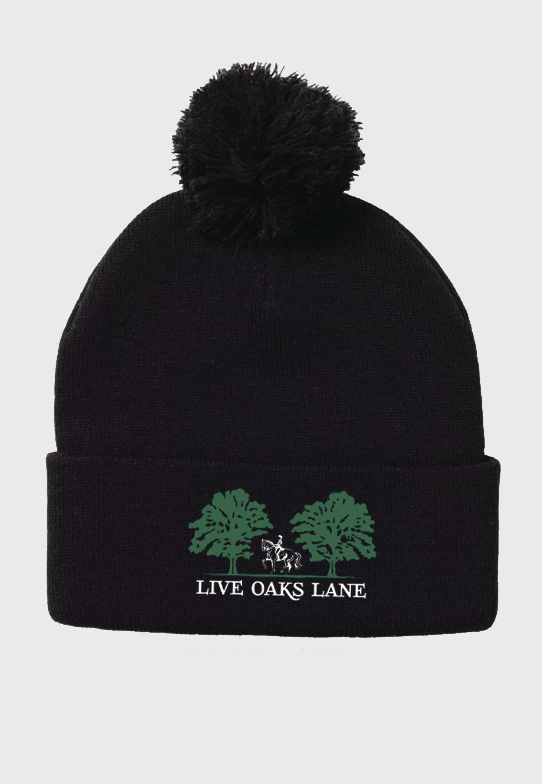 Live Oaks Lane Sportsman Pom-Pom 12" Knit Beanie