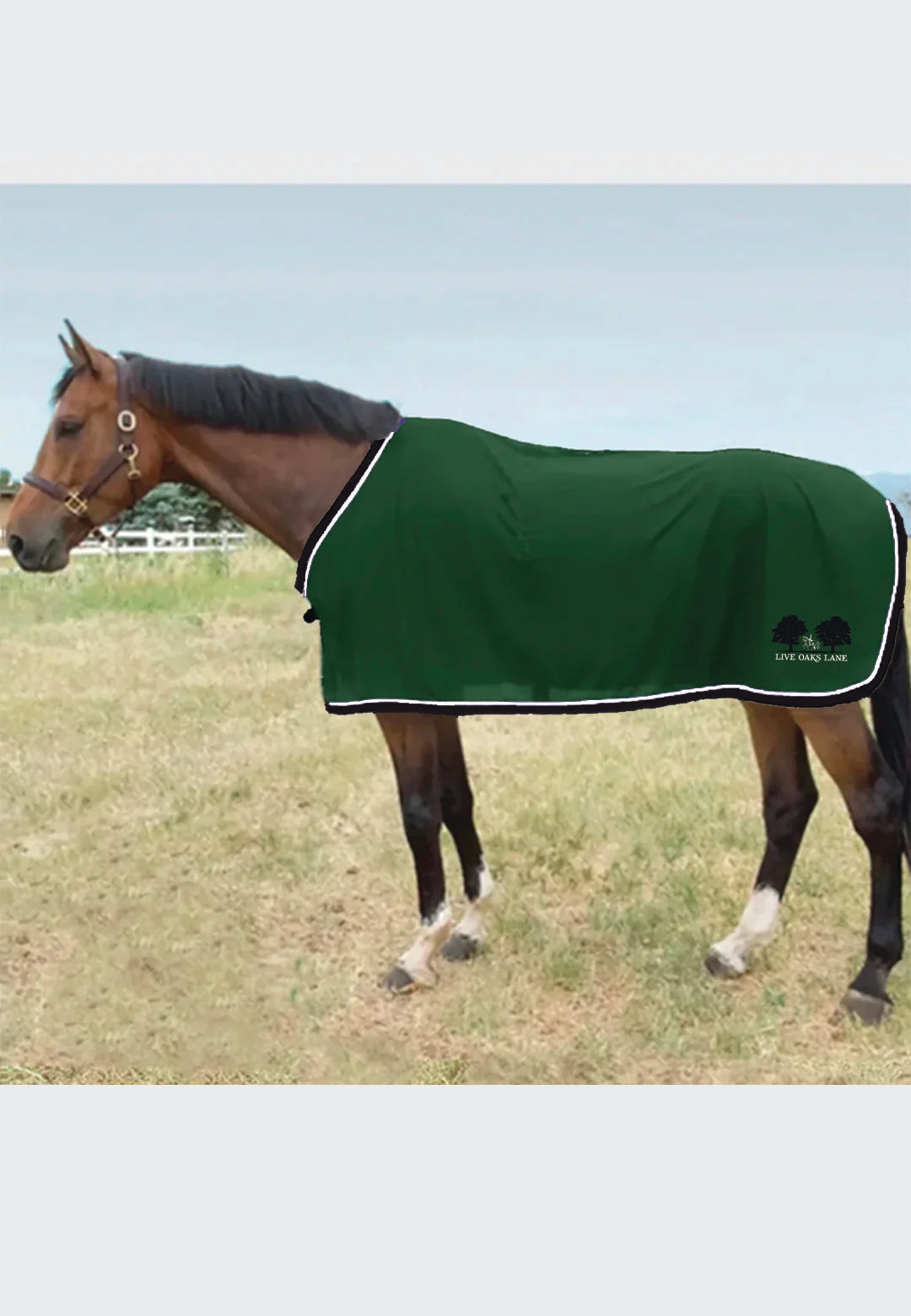 Live Oaks Lane Jacks Scrim Fly Sheet - Hunter Green