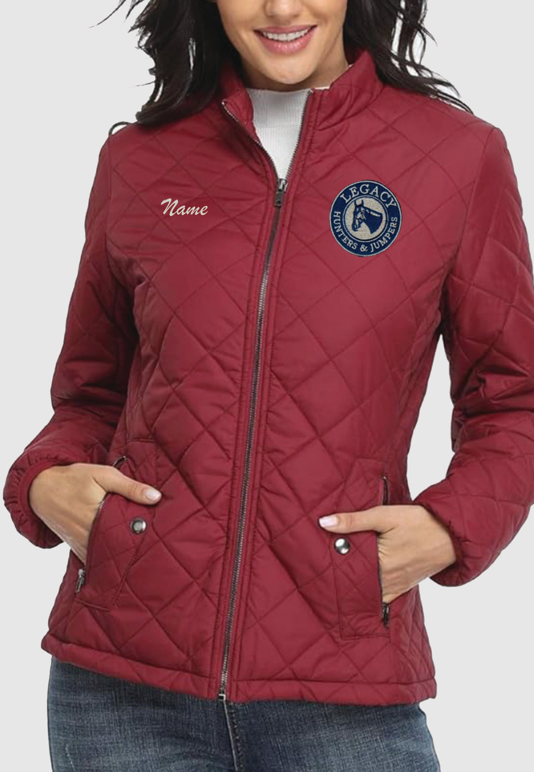 Legacy Hunters + Jumpers PEIQI Ladies Quilted Jacket, 2 Color Options