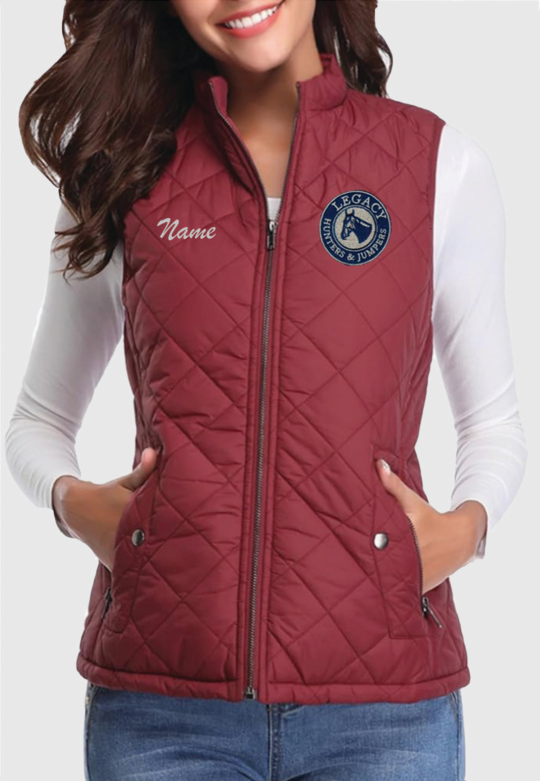 Legacy Hunters + Jumpers Fuinloth Women's Quilted Vest, 2 Color Options