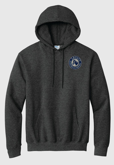 Legacy Hunters + Jumpers Port & Company® Essential Fleece Pullover Hooded Sweatshirt, Adult + Youth Sizes, 3 Color Options