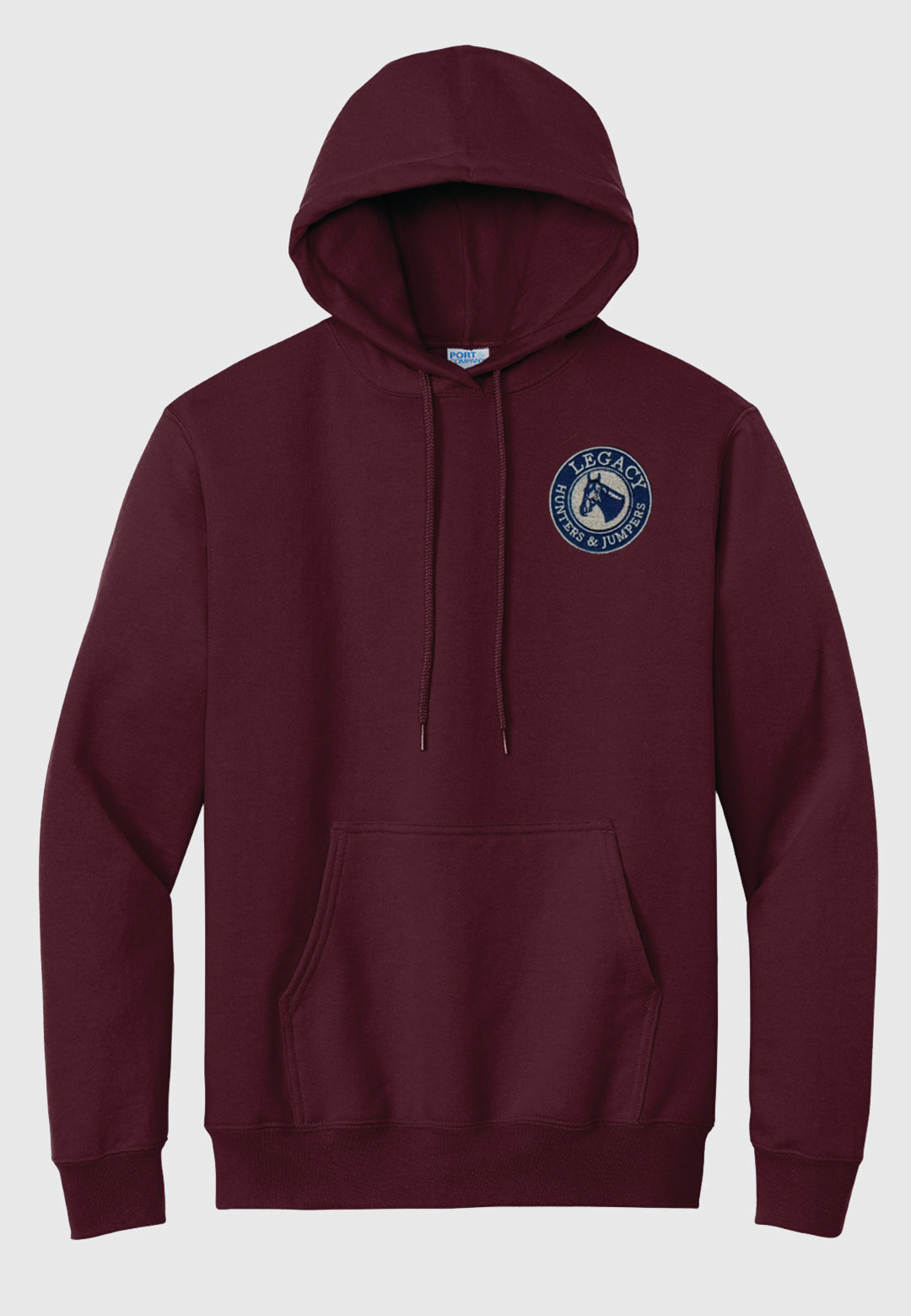 Legacy Hunters + Jumpers Port & Company® Essential Fleece Pullover Hooded Sweatshirt, Adult + Youth Sizes, 3 Color Options