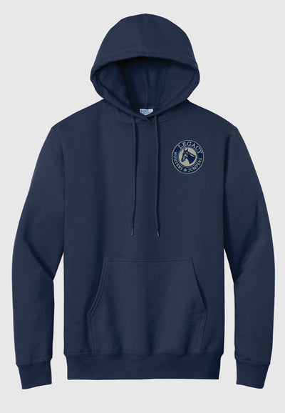 Legacy Hunters + Jumpers Port & Company® Essential Fleece Pullover Hooded Sweatshirt, Adult + Youth Sizes, 3 Color Options