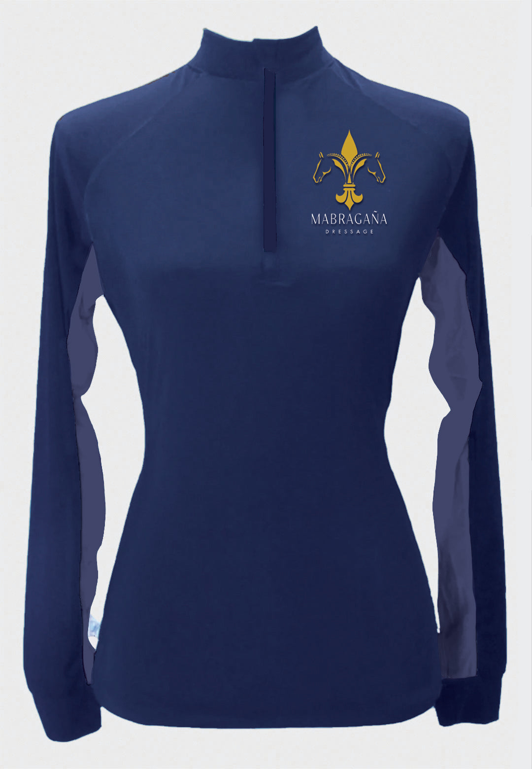 Mabragana Dressage Long Sleeve Custom Sun Shirt, Ladies, Mens, + Youth Sizes, 2 Color Options