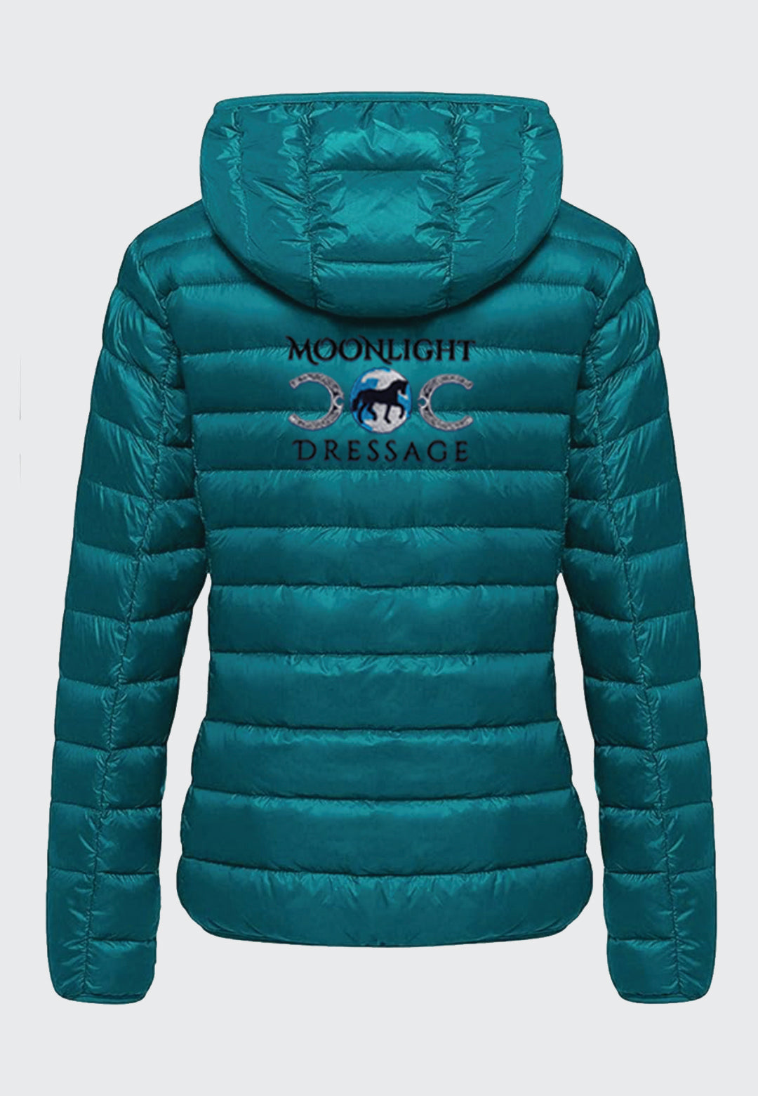Moonlight Dressage Wantdo Ladies Hooded Packable Light Weight Short Down Jacket, 2 Color Options