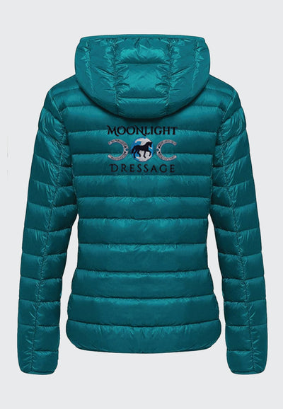 Moonlight Dressage Wantdo Ladies Hooded Packable Light Weight Short Down Jacket, 2 Color Options