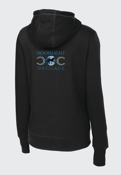 Moonlight Dressage Sport-Tek® Hooded Black Sweatshirt - Ladies/Mens/Youth Sizes