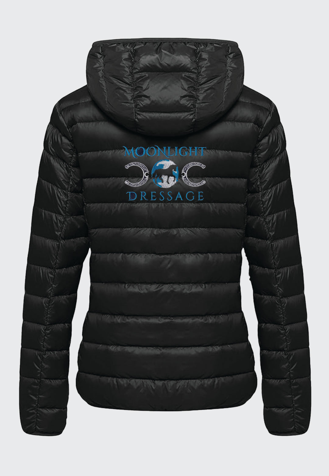 Moonlight Dressage Wantdo Ladies Hooded Packable Light Weight Short Down Jacket, 2 Color Options