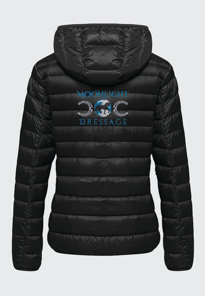 Moonlight Dressage Wantdo Ladies Hooded Packable Light Weight Short Down Jacket, 2 Color Options