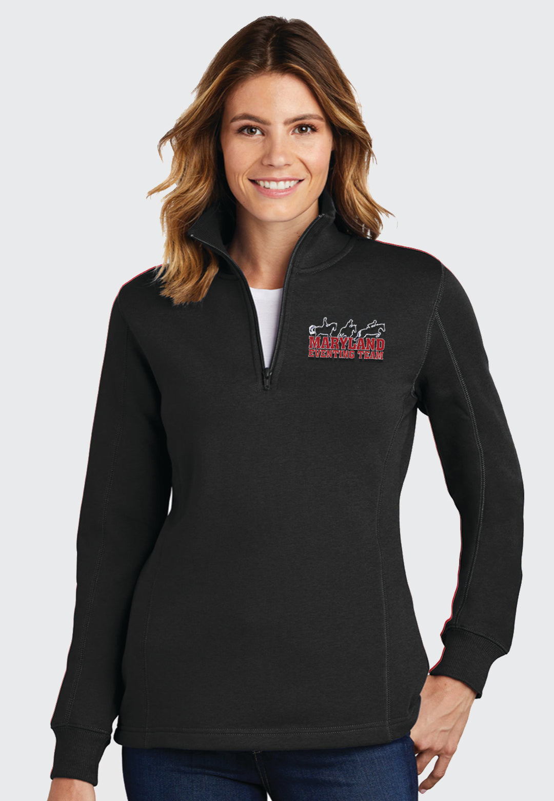 Maryland Eventing Team Sport-Tek® Ladies 1/4-Zip Sweatshirt, 2 Color Options