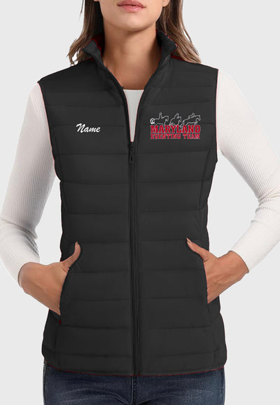 Maryland Eventing Team MAGCOMSEN Lightweight Women's Puffer Vest, 2 color options