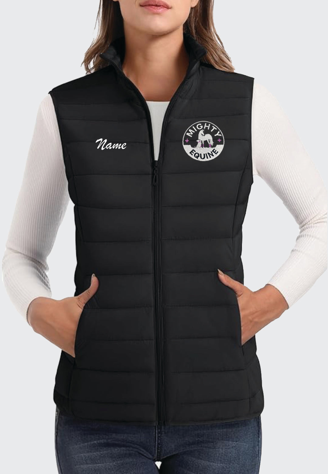 Mighty Equine MAGCOMSEN Lightweight Women's Puffer Vest, 2 color options