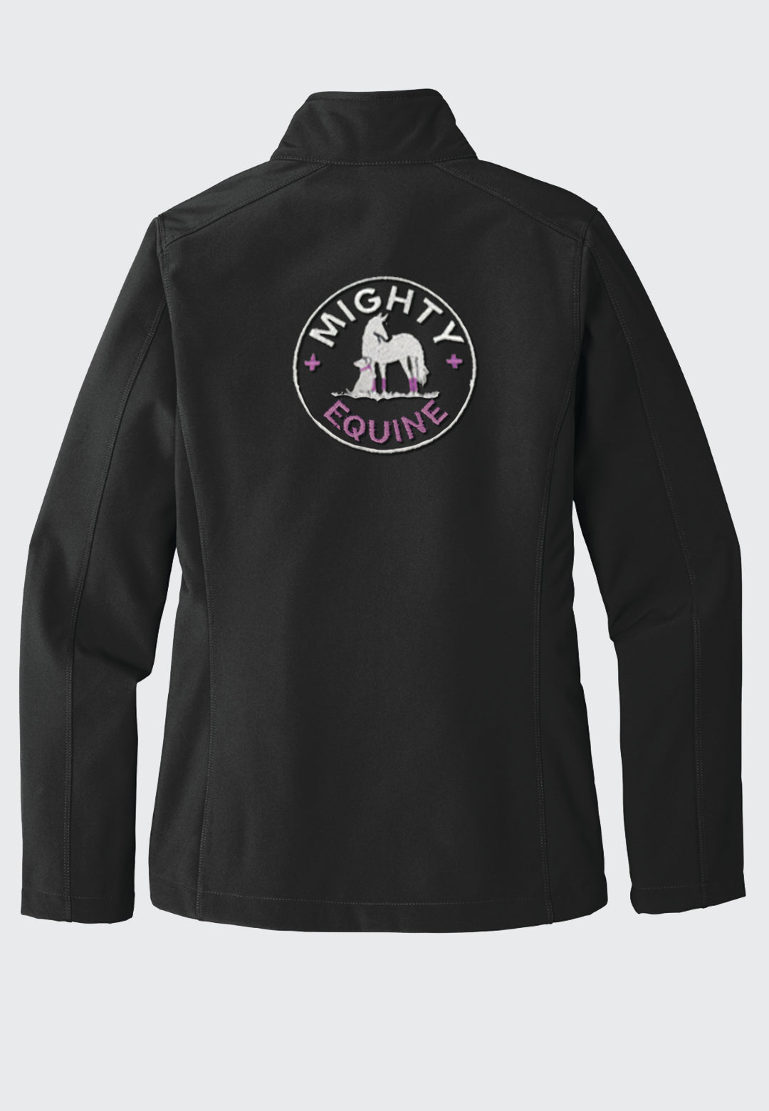 Mighty Equine Port Authority® Core Black Soft Shell Jacket - Men's/Ladies/Youth