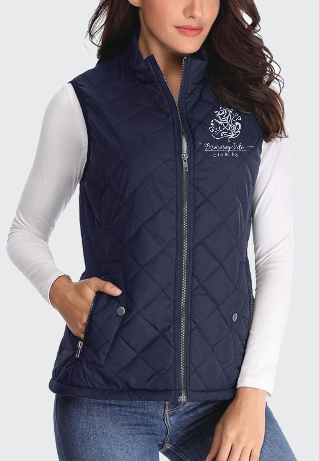 Morning Side Stables Miss Molly Quilted Vest, 2 Color Options