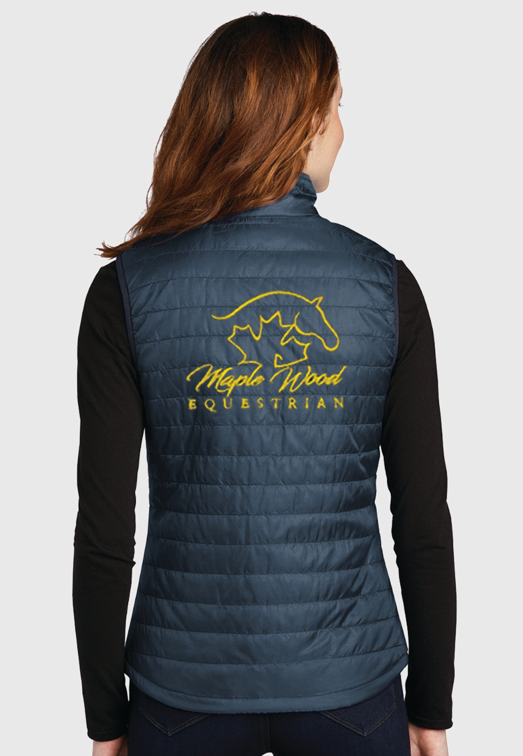 Maple Wood Equestrian Port Authority® Packable Puffy Vest - Ladies + Mens Sizes