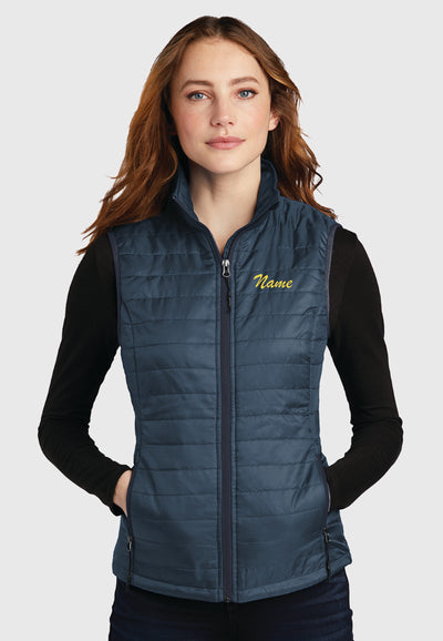 Maple Wood Equestrian Port Authority® Packable Puffy Vest - Ladies + Mens Sizes