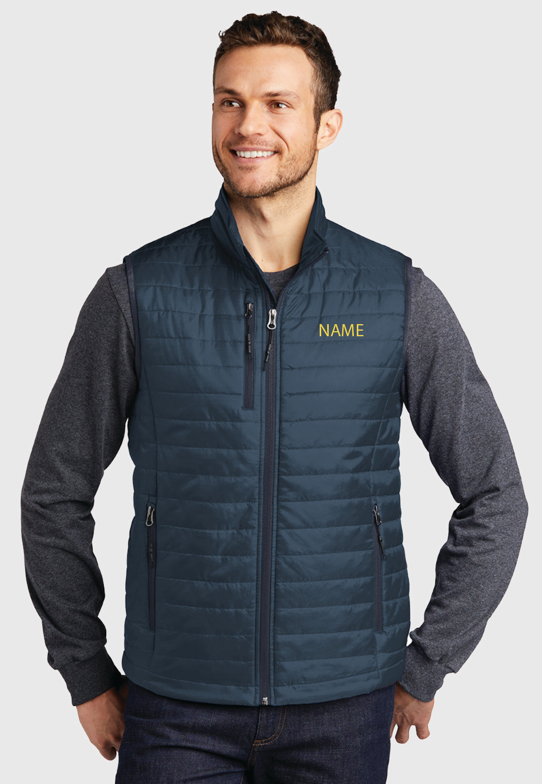 Maple Wood Equestrian Port Authority® Packable Puffy Vest - Ladies + Mens Sizes