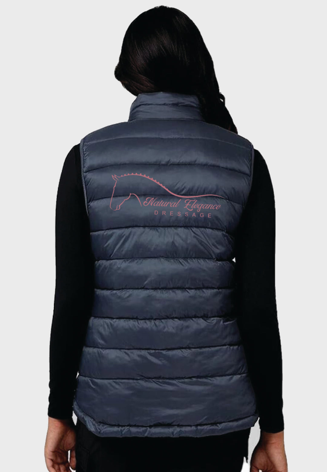 Natural Elegance Dressage 32 Degrees Womens LIGHTWEIGHT POLY-FILL PACKABLE VEST, 2 Color Options