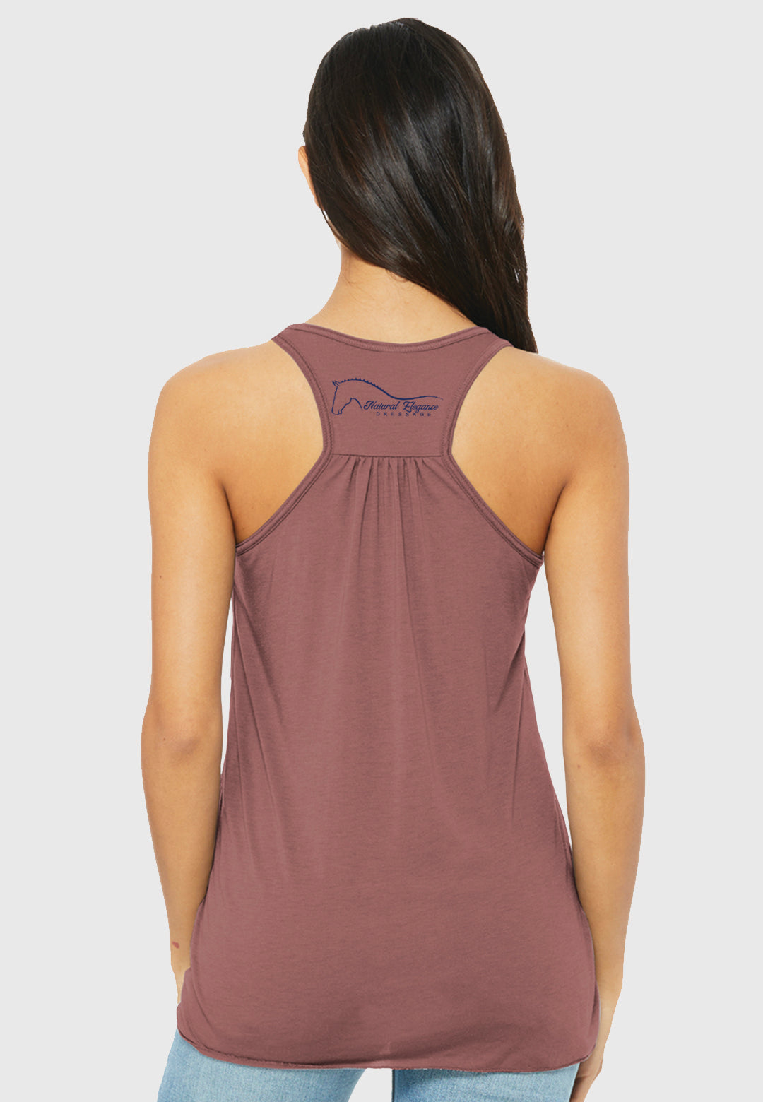 Natural Elegance Dressage BELLA+CANVAS ® Women’s Flowy Racerback Tank, 2 Color Options