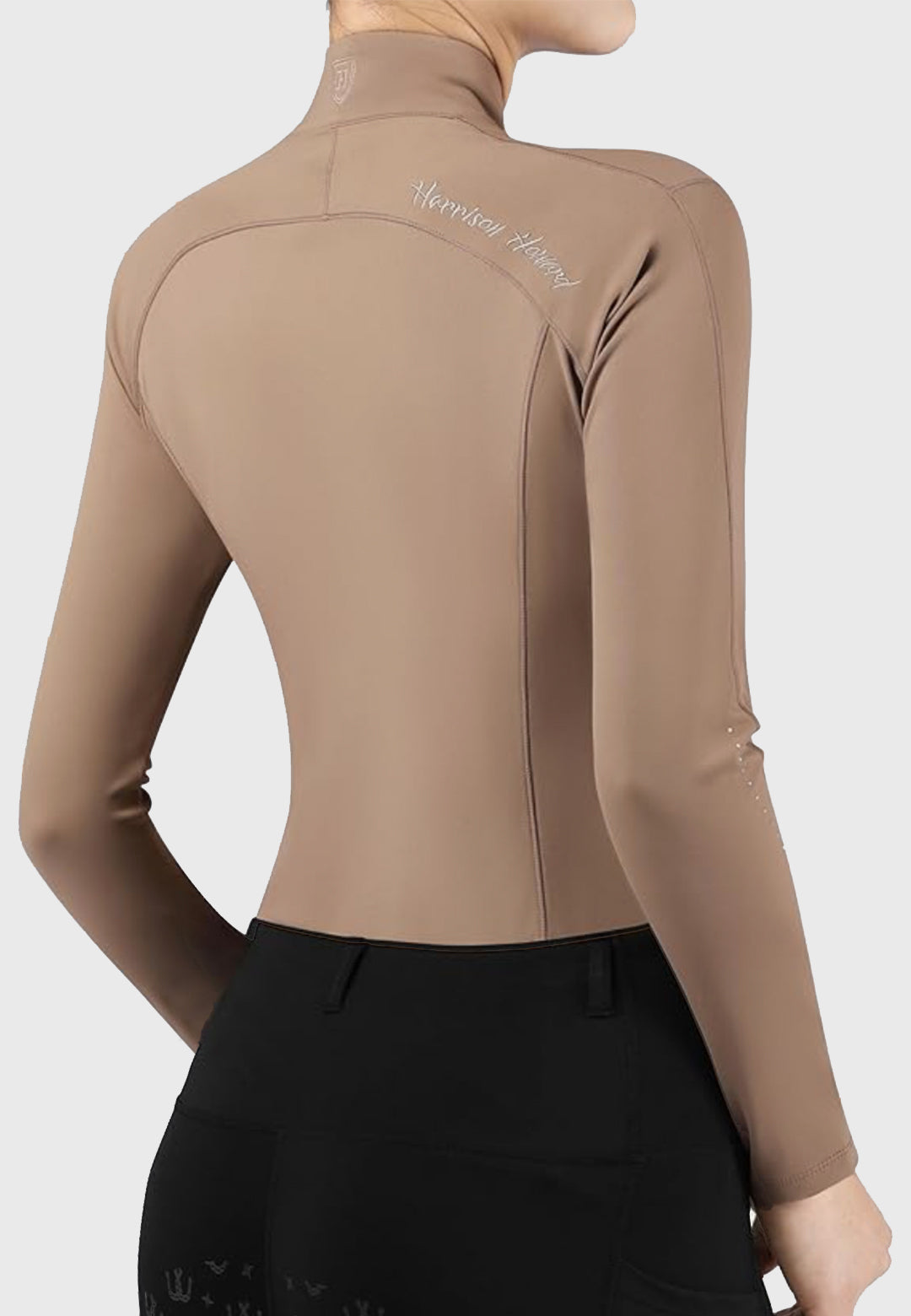 Nexus Equestrian Harrison Howard Women's Long Sleeve Shirt with Rhinestone Curve Detail