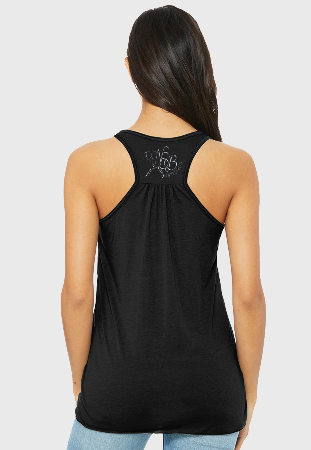 NSB Equestrian BELLA+CANVAS ® Women’s Flowy Racerback Tank - 2 Color Options