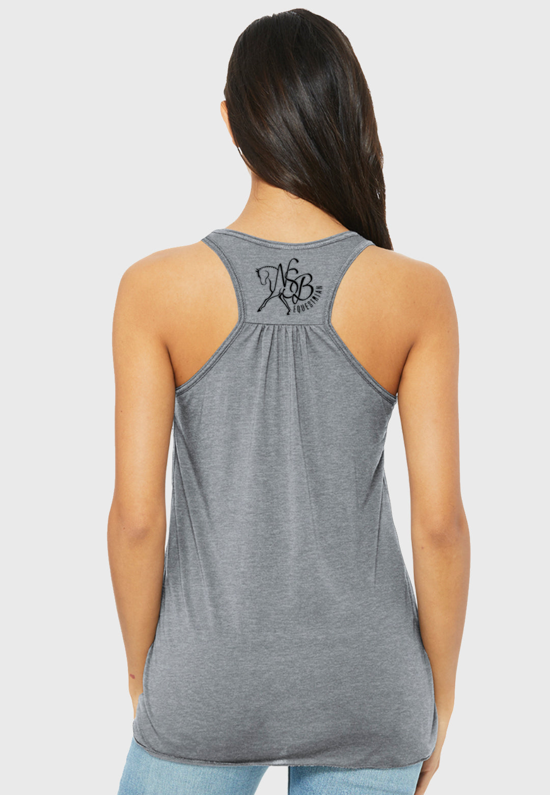 NSB Equestrian BELLA+CANVAS ® Women’s Flowy Racerback Tank - 2 Color Options
