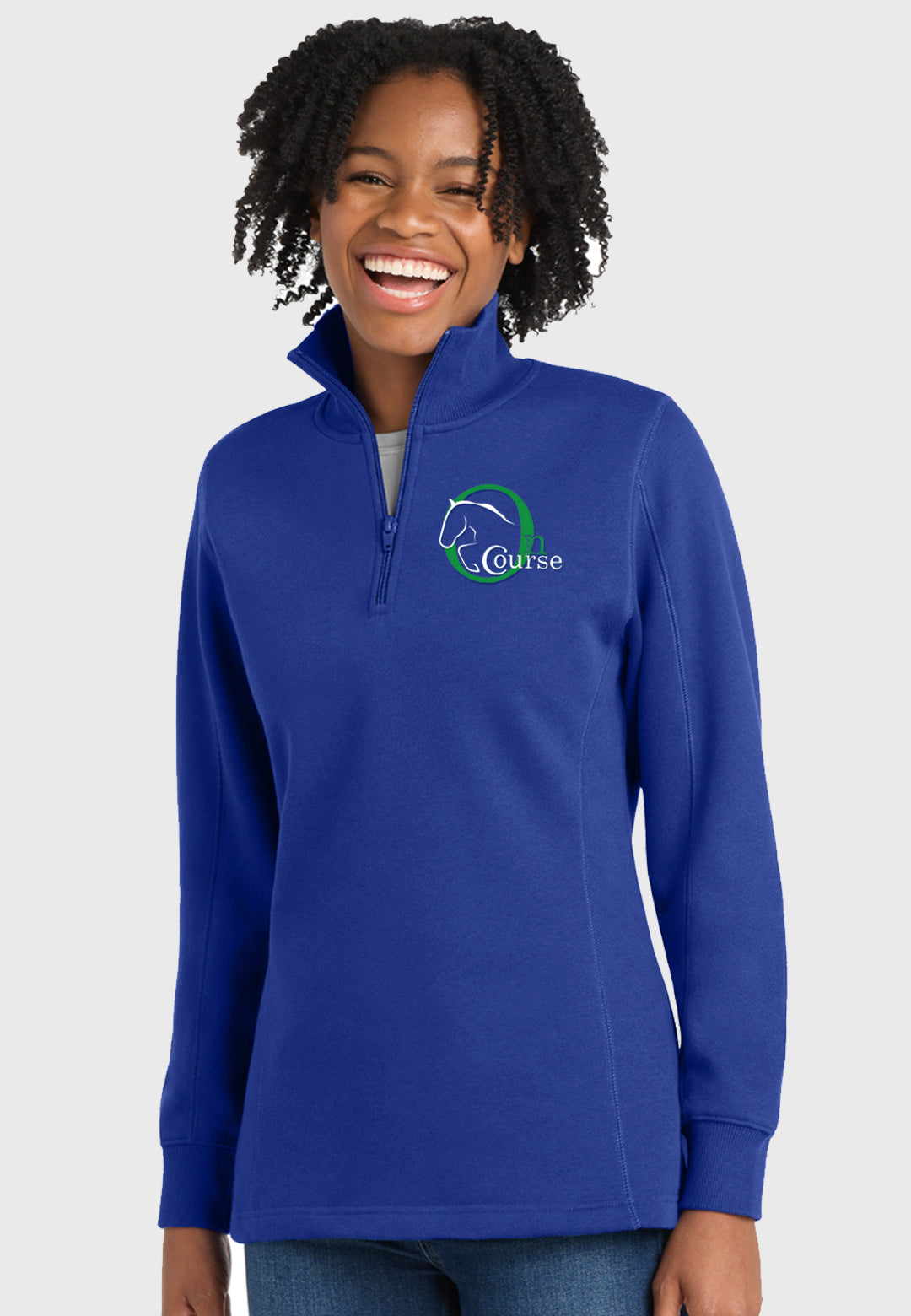 On Course Riding Academy Sport-Tek® 1/4-Zip Sweatshirt - Ladies/Mens Sizes, 2 Color Options