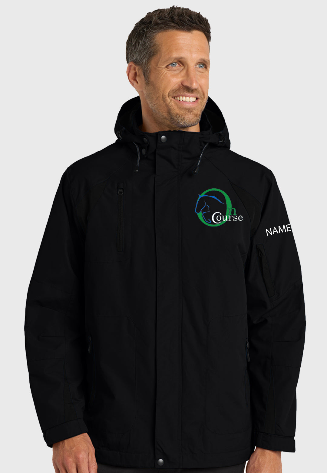 On Course Riding Academy Port Authority® All-Season II Black Jacket - Ladies/Mens Sizes