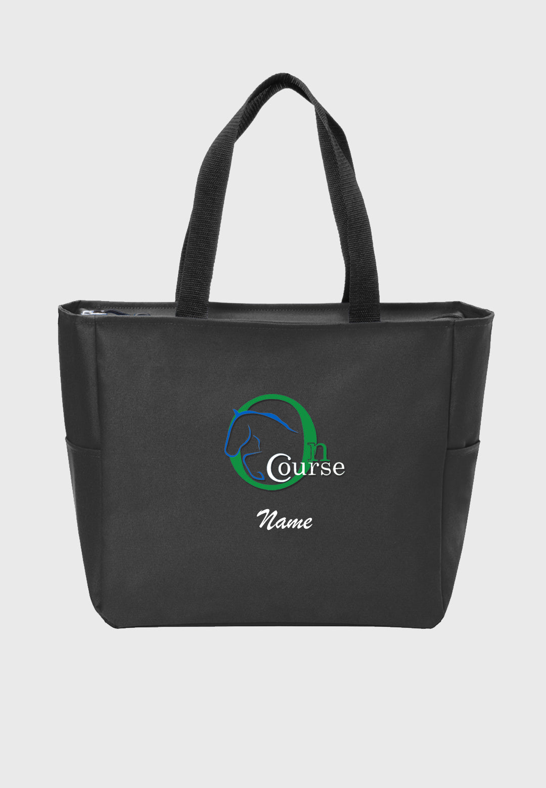 On Course Riding Academy Port Authority® Essential Zip Tote, 2 Color Options