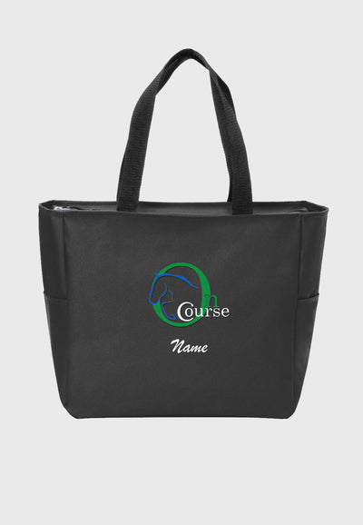 On Course Riding Academy Port Authority® Essential Zip Tote, 2 Color Options