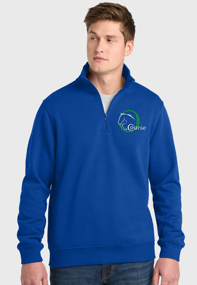 On Course Riding Academy Sport-Tek® 1/4-Zip Sweatshirt - Ladies/Mens Sizes, 2 Color Options