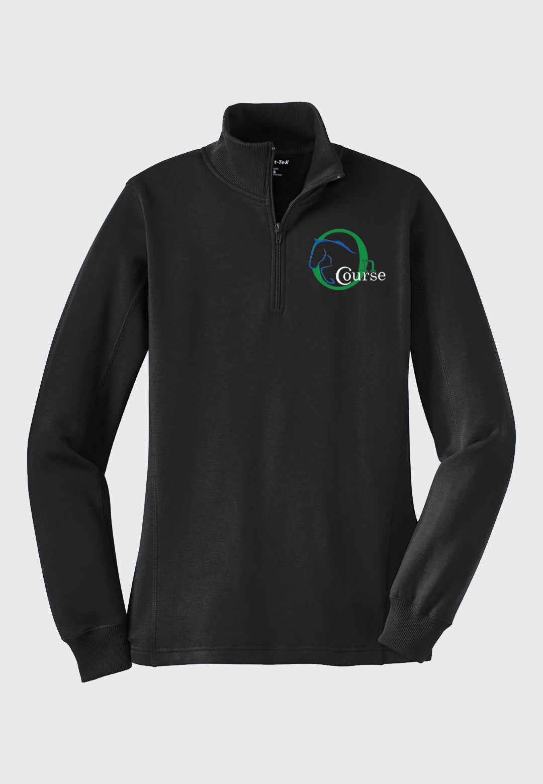 On Course Riding Academy Sport-Tek® 1/4-Zip Sweatshirt - Ladies/Mens Sizes, 2 Color Options