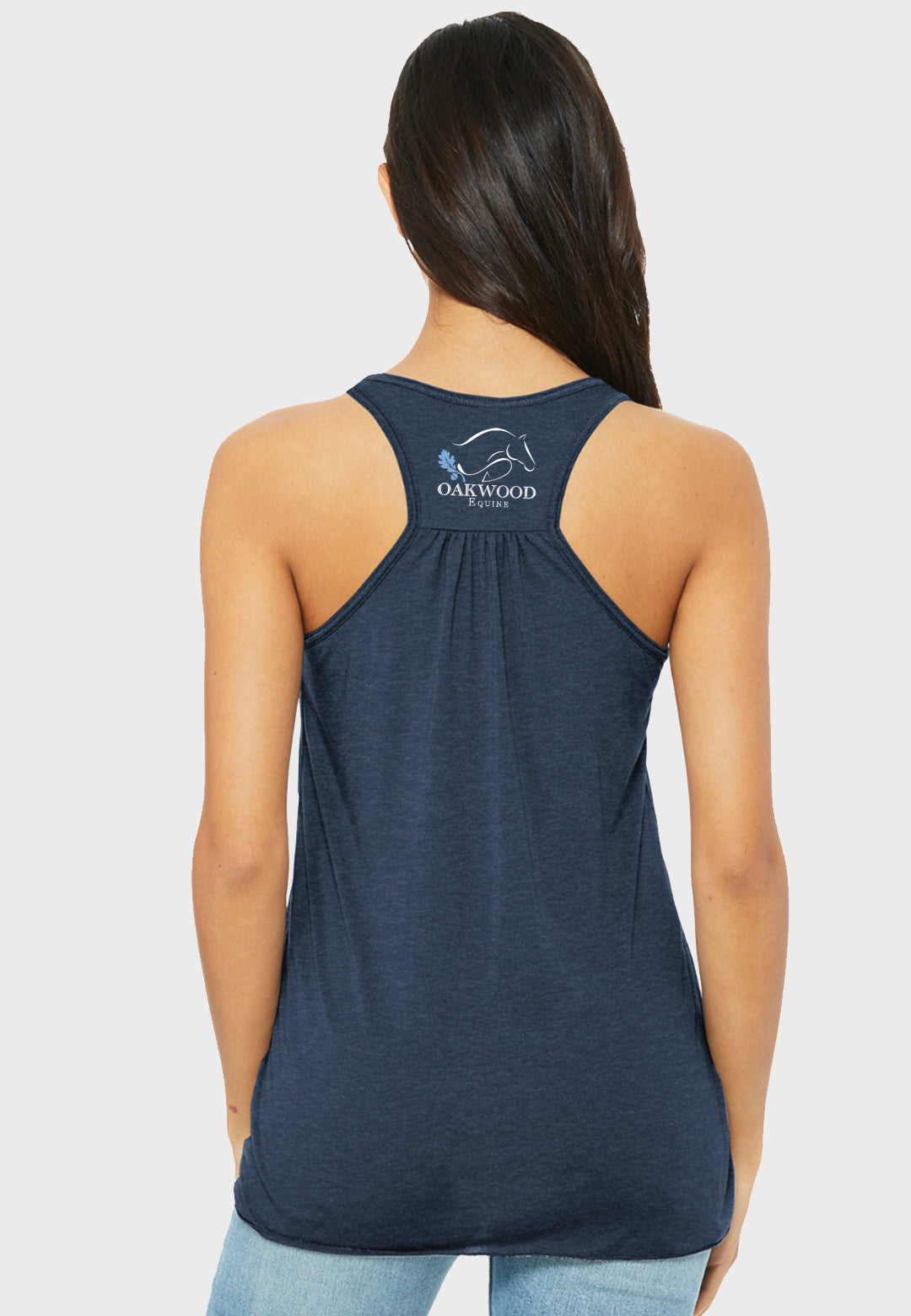 Oakwood Equine BELLA+CANVAS ® Women’s Flowy Racerback Tank - 2 Color Options