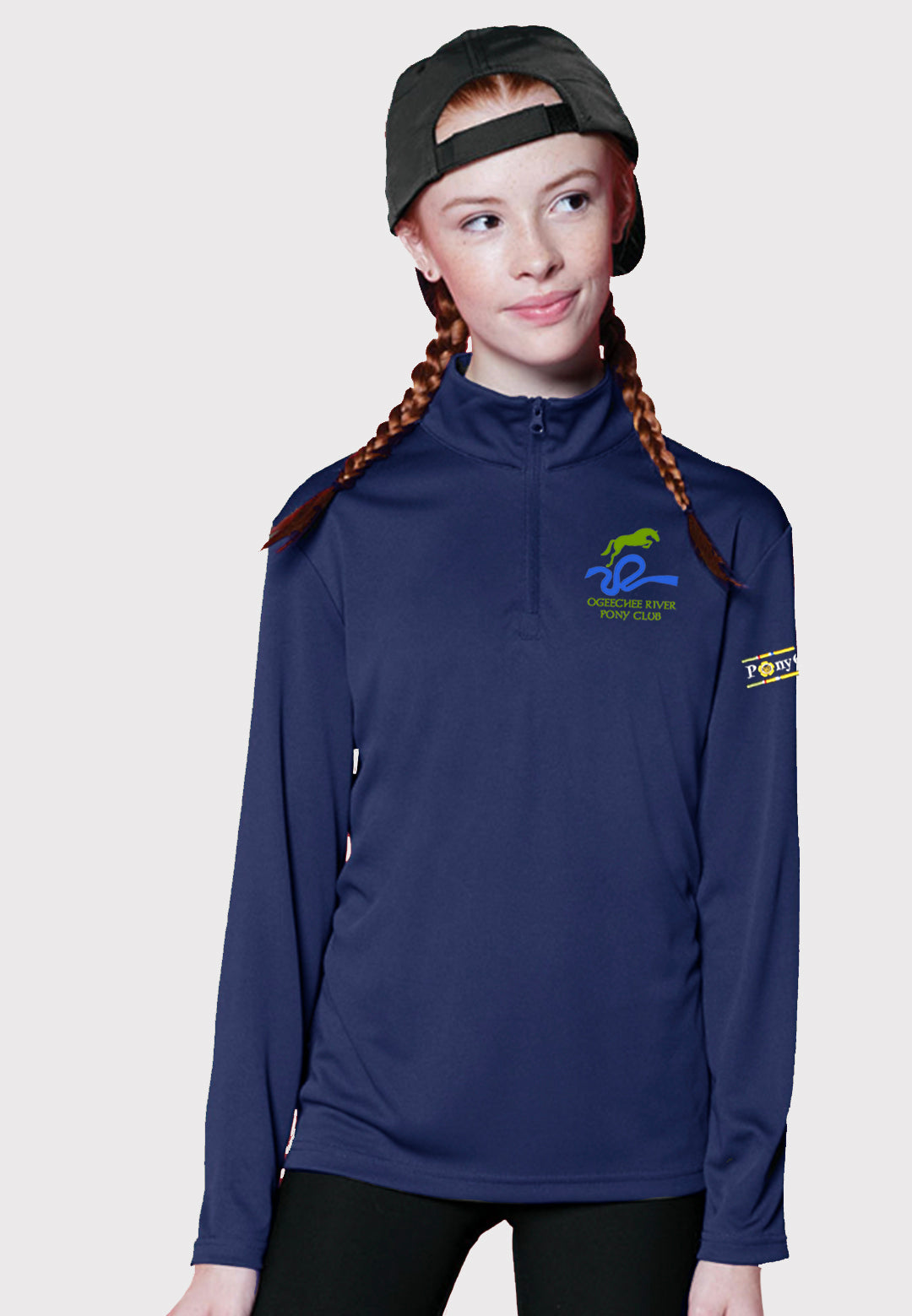 Ogeechee  River Pony Club Sport-Tek ®Youth PosiCharge ®Competitor ™1/4-Zip Pullover