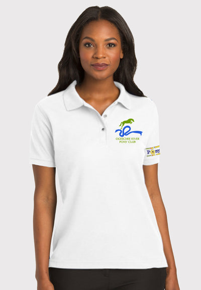 Ogeechee River Pony Club Port Authority® Ladies Silk Touch™ Polo - 2 Color Options