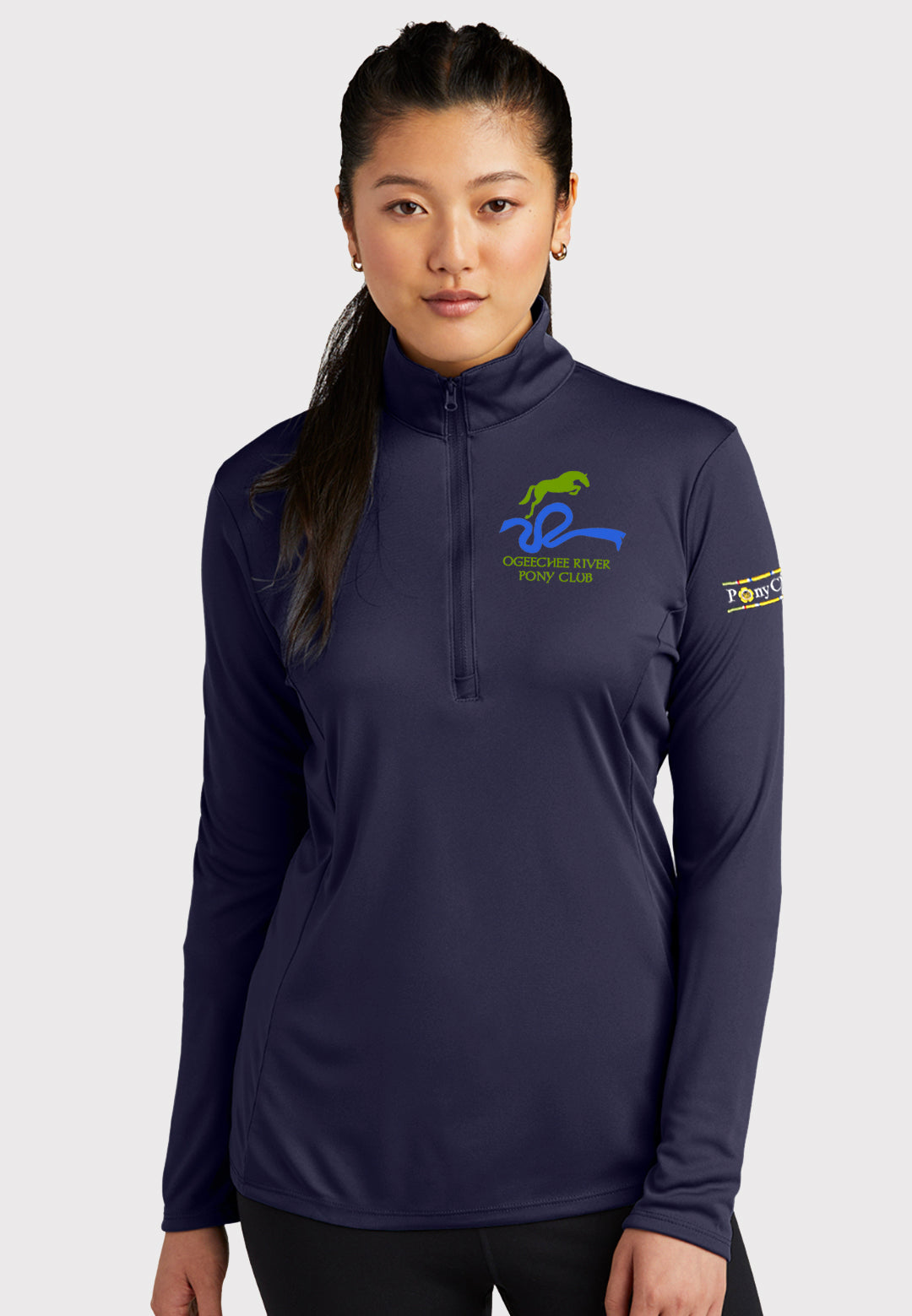 Ogeechee River Pony Club Sport-Tek® Ladies PosiCharge® Competitor™ 1/4-Zip Pullover