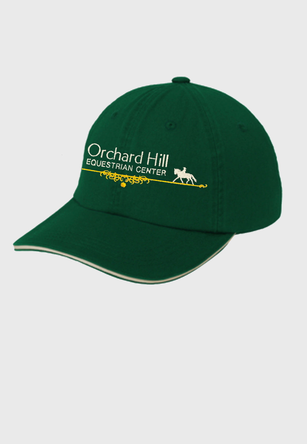 Orchard Hill Equestrian Center Port Authority® Sandwich Bill Cap with Striped Closure