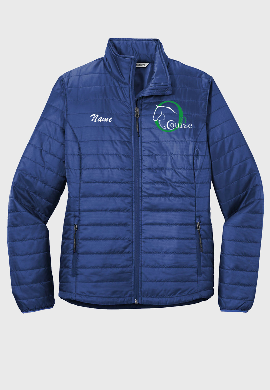 On Course Riding Academy Port Authority® Royal Packable Puffy Jacket - Ladies + Mens Styles