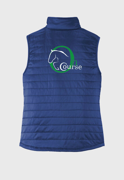 On Course Riding Academy Port Authority® RoyalPackable Puffy Vest - Ladies/Mens Styles
