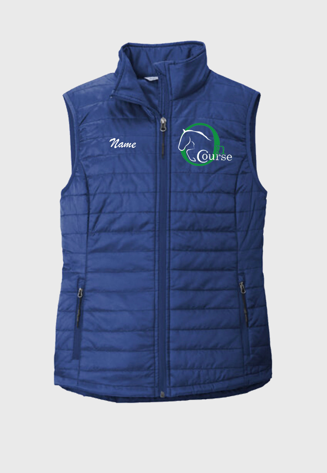 On Course Riding Academy Port Authority® RoyalPackable Puffy Vest - Ladies/Mens Styles