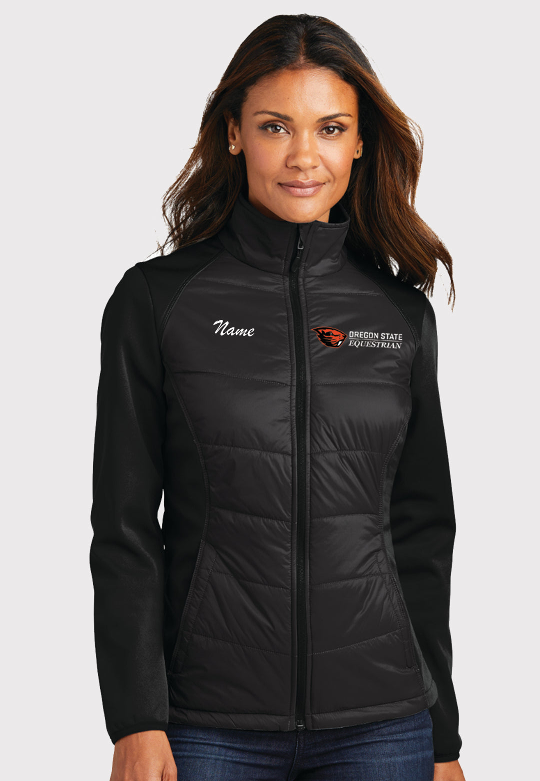 Oregon State Equestrian Port Authority® Women's Hybrid Soft Shell Jacket