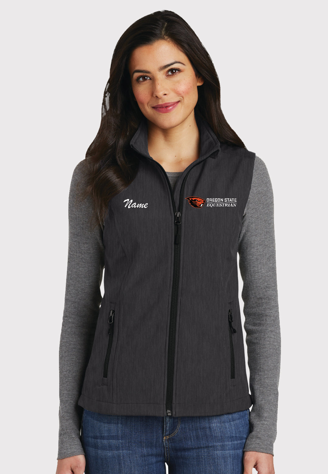 Oregon State Equestrian Port Authority® Ladies Core Soft Shell Vest