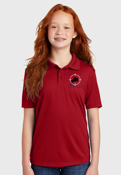 On Target Equestrian Sport-Tek® Youth PosiCharge® RacerMesh® Polo - 2 Color Options
